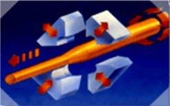 forged titanium stepped bar